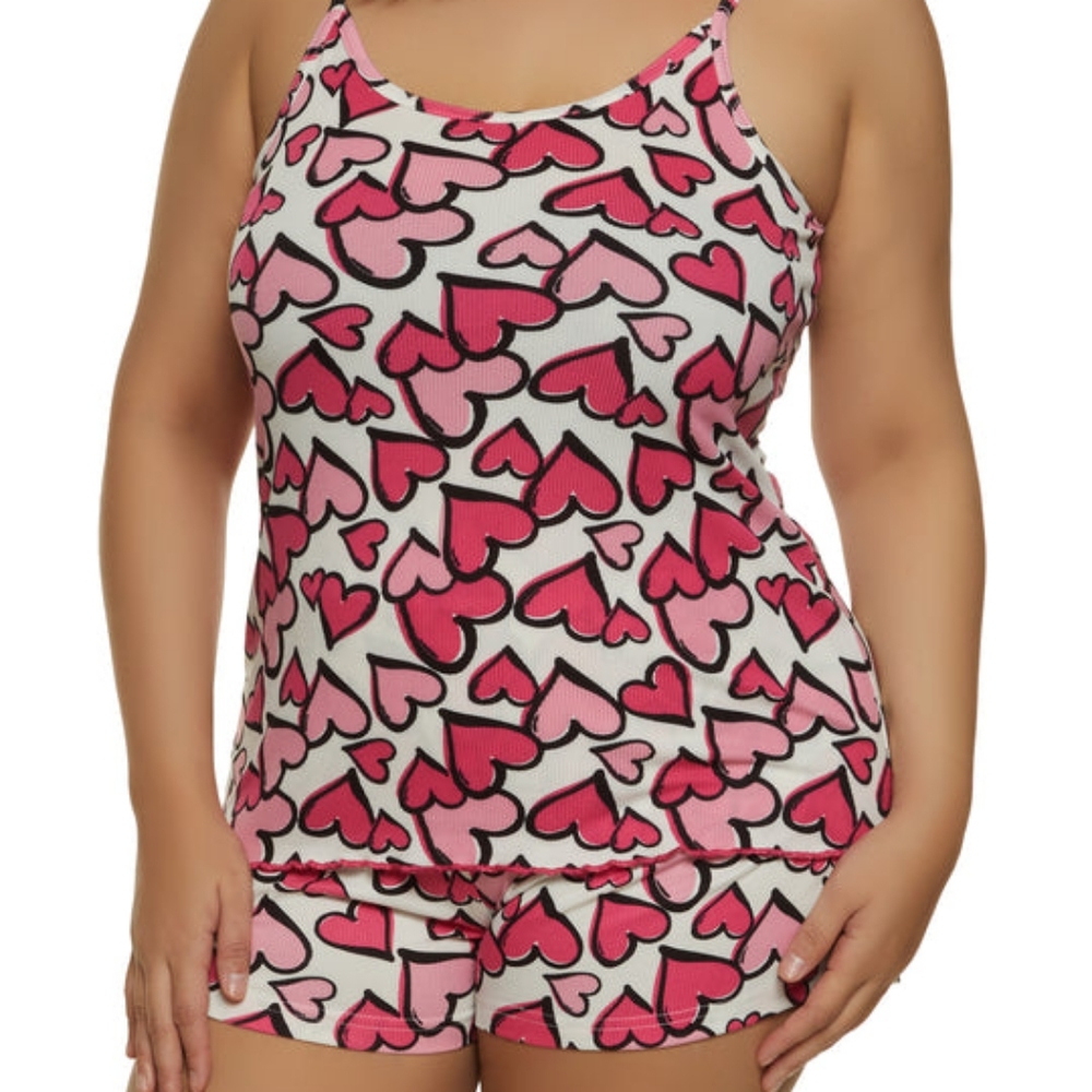 Hearts Pajama Set